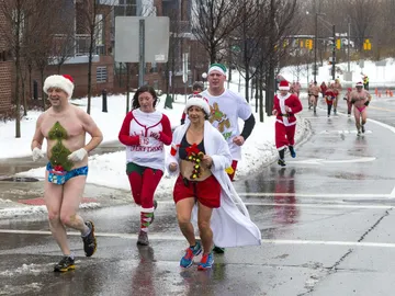 Correr como Papa Noel pero sin pantalones por la diabetes Correr como Papa Noel pero sin pantalones por la diabetes
