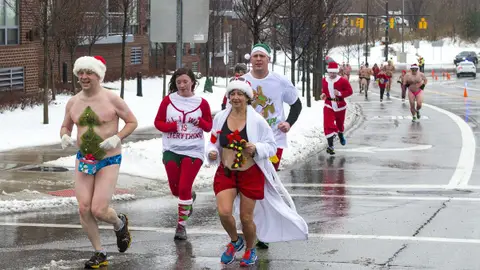 Correr como Papa Noel pero sin pantalones por la diabetes Correr como Papa Noel pero sin pantalones por la diabetes