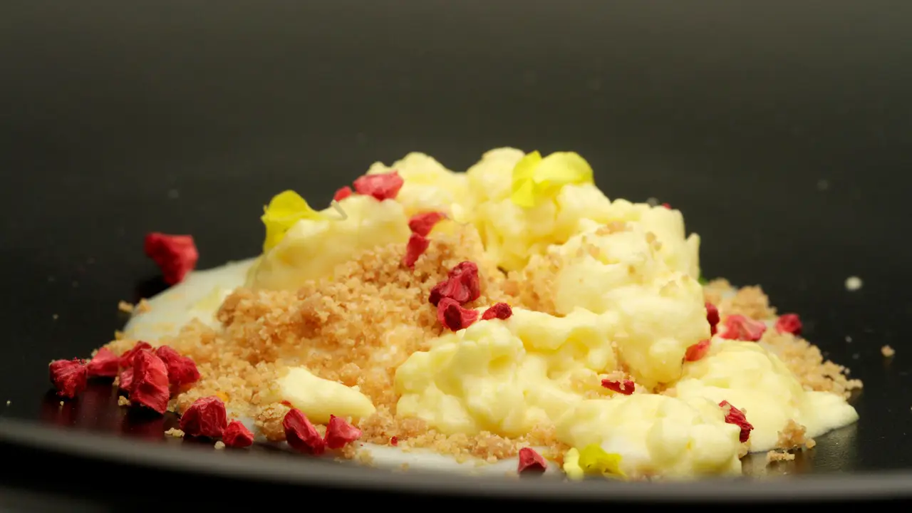 Mousse de lima y yogur