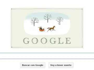El doodle de Google felicita la Navidad El doodle de Google felicita la Navidad