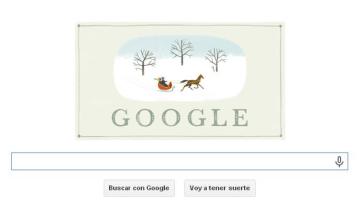 El doodle de Google felicita la Navidad