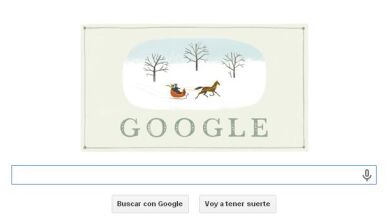 Google desea Felices Fiestas con una tradicional postal navideña