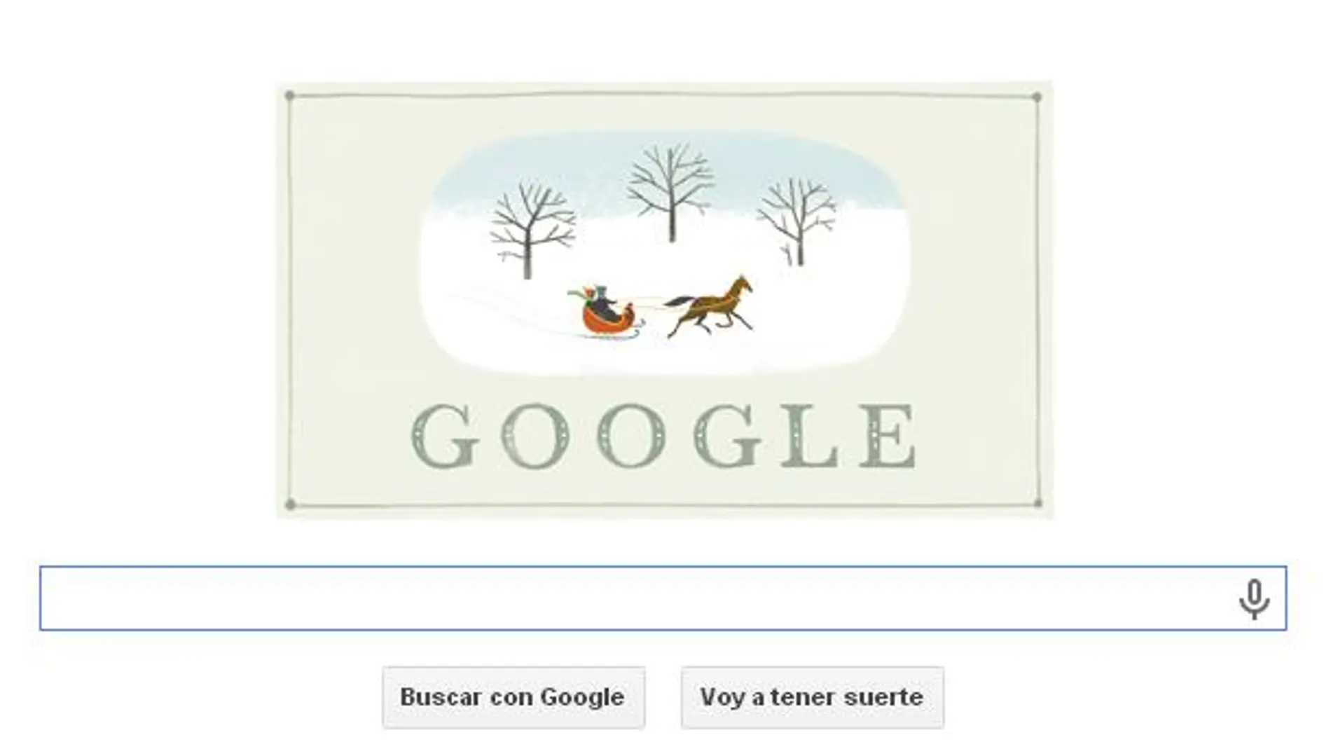 El doodle de Google felicita la Navidad El doodle de Google felicita la Navidad