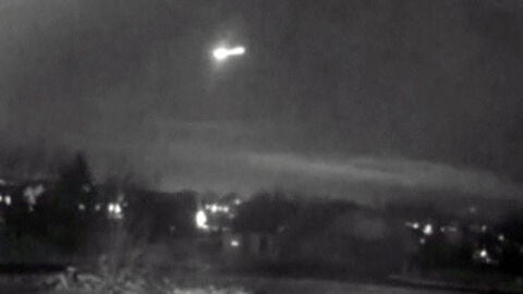 Un meteorito cruza Iowa