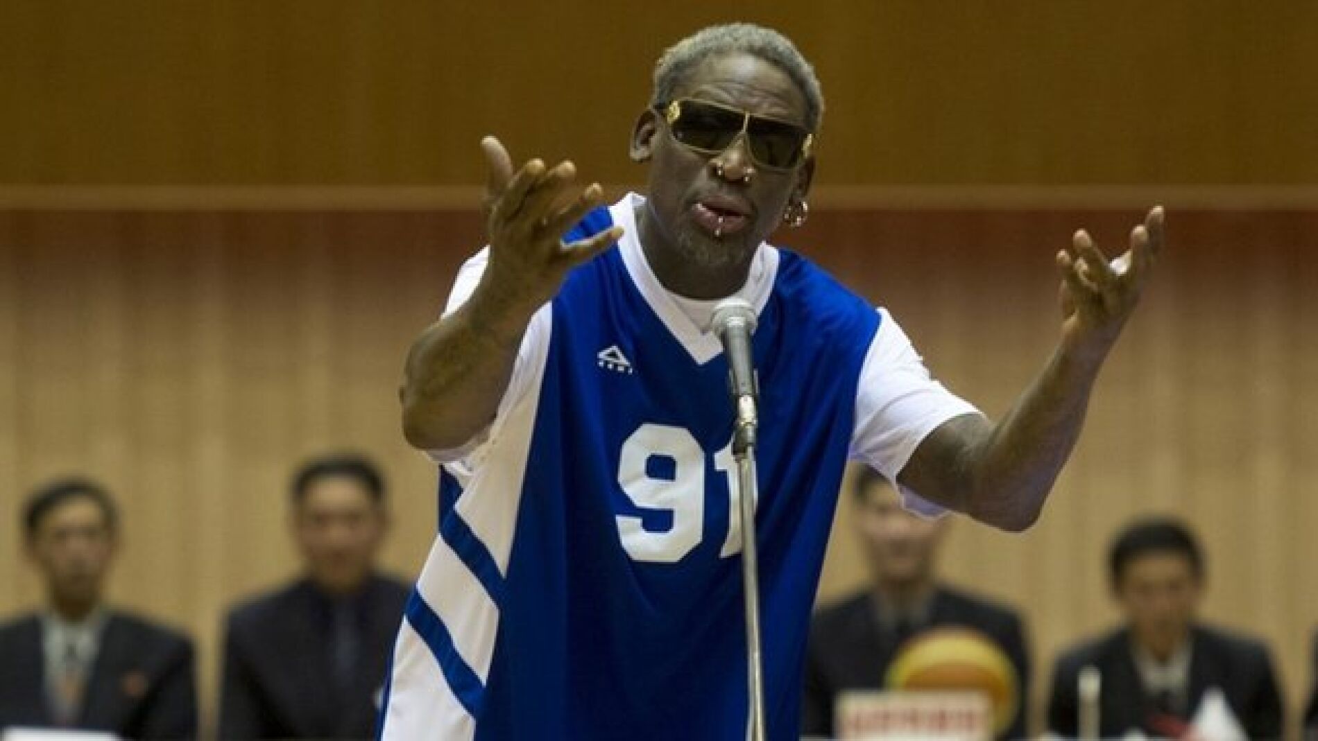 Dennis Rodman canta el cumplea&ntilde;os feliz a su &ldquo;amigo&rdquo; Kim Jong-un