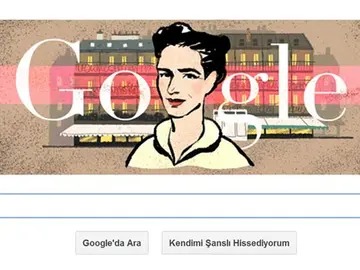 Doodle de Simone de Beauvoir Doodle de Simone de Beauvoir