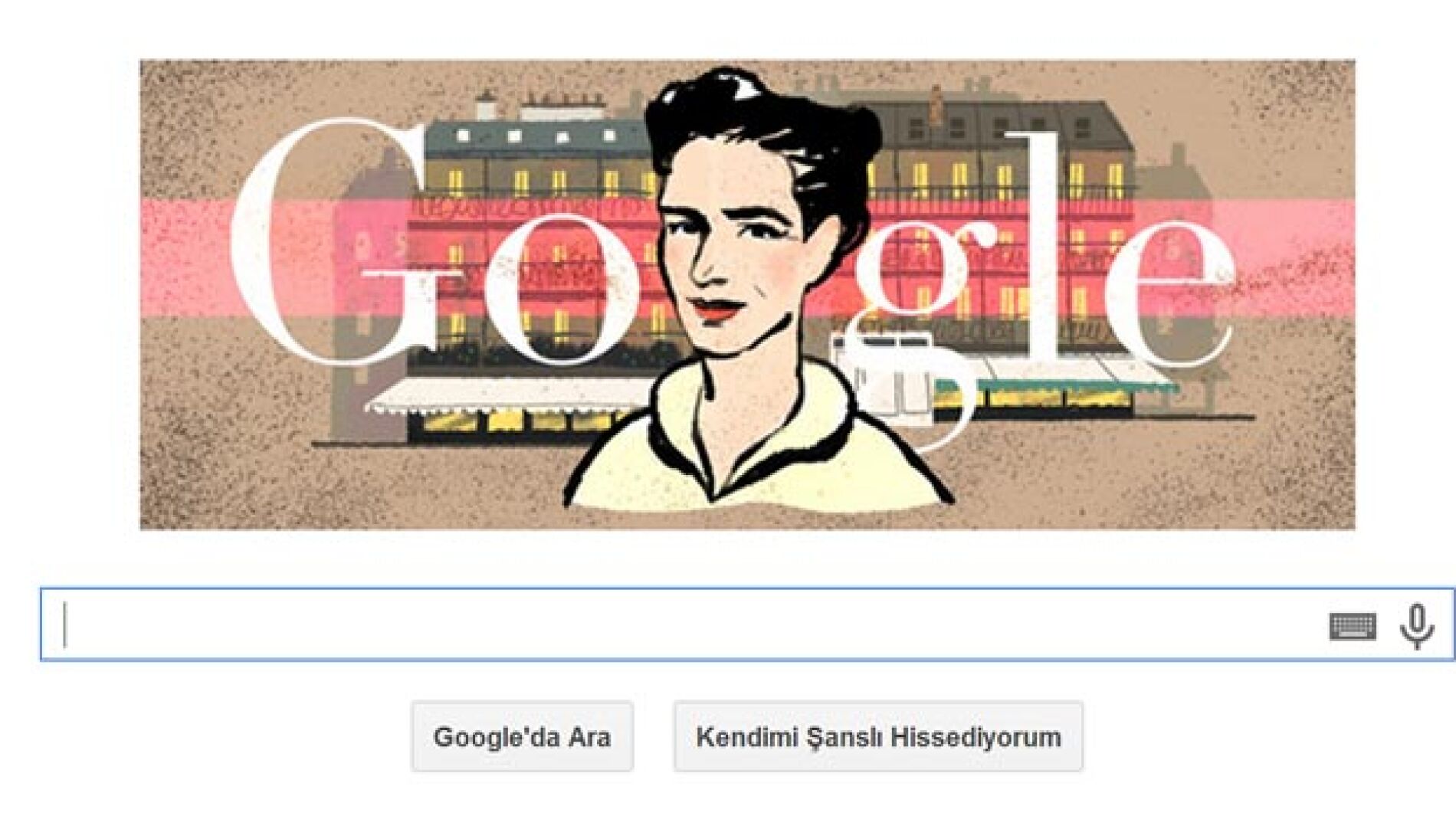 Doodle de Simone de Beauvoir