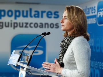 La presidenta del Partido Popular en el País Vasco, Arantza Quiroga