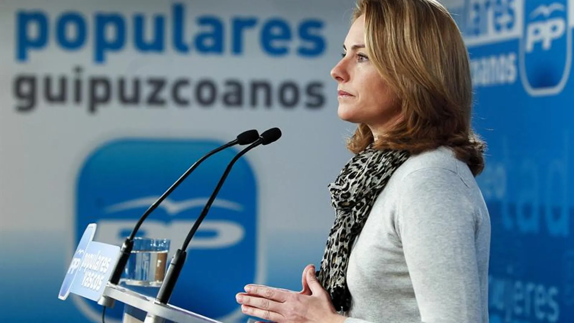La presidenta del Partido Popular en el País Vasco, Arantza Quiroga La presidenta del Partido Popular en el País Vasco, Arantza Quiroga