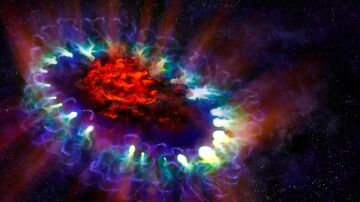 El observatorio ALMA capta una superfábrica de polvo en una supernova