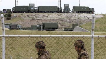 Sub-base japonesa de Autodefensa de la Fuerza Aérea de Nanjo en la isla de Okinawa