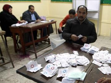 Votación en Egipto