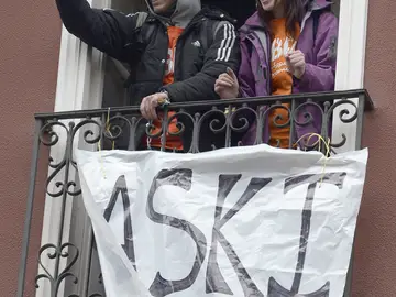 Unai Ruiz y Goizane Pinedo, del Segi Unai Ruiz y Goizane Pinedo, del Segi