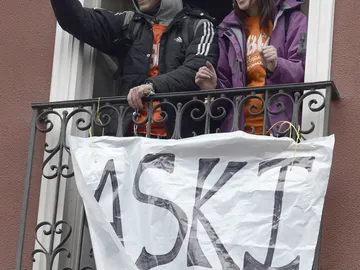 Unai Ruiz y Goizane Pinedo, del Segi Unai Ruiz y Goizane Pinedo, del Segi