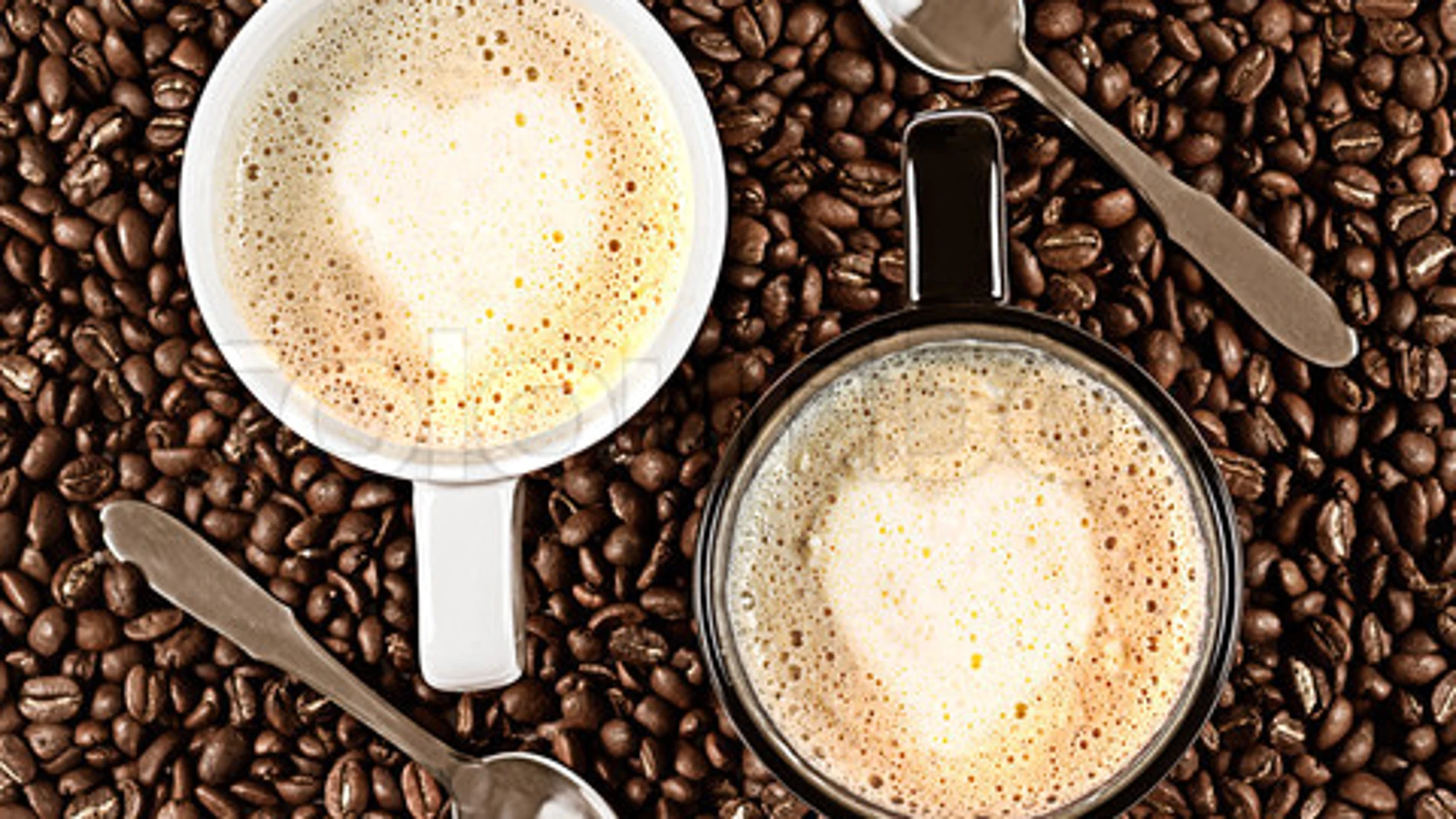 Imagen de dos tazas de café Imagen de dos tazas de café