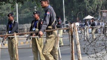 Policía en Pakistán