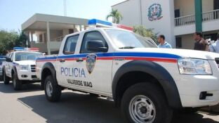 Coche de Polic&iacute;a de la Rep&uacute;blica Dominicana