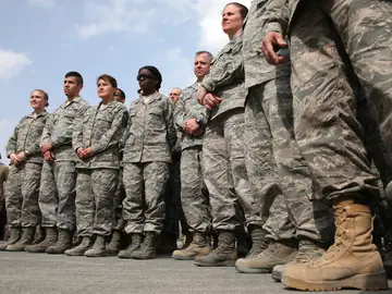 Grupo de militares de las Fuerzas Armadas de EEUU Grupo de militares de las Fuerzas Armadas de EEUU
