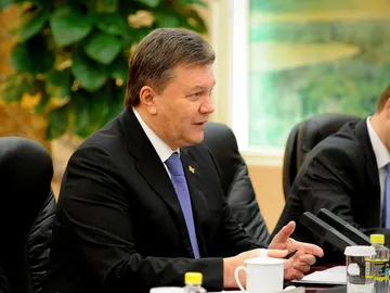 El presidente de Ucrania, Viktor Yanukovich El presidente de Ucrania, Viktor Yanukovich