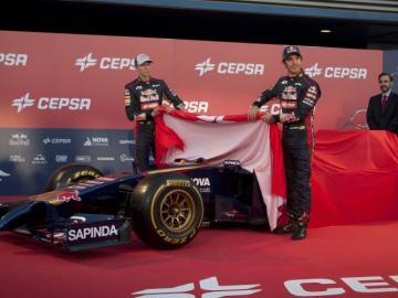 Daniil Kvyat y Vergne en Jerez