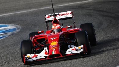 Raikkonen y el Ferrari F14 T dominan los primeros test de pretemporada en Jerez