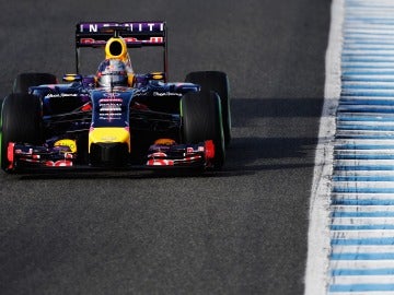 Vettel rodando en el circuito jerezano