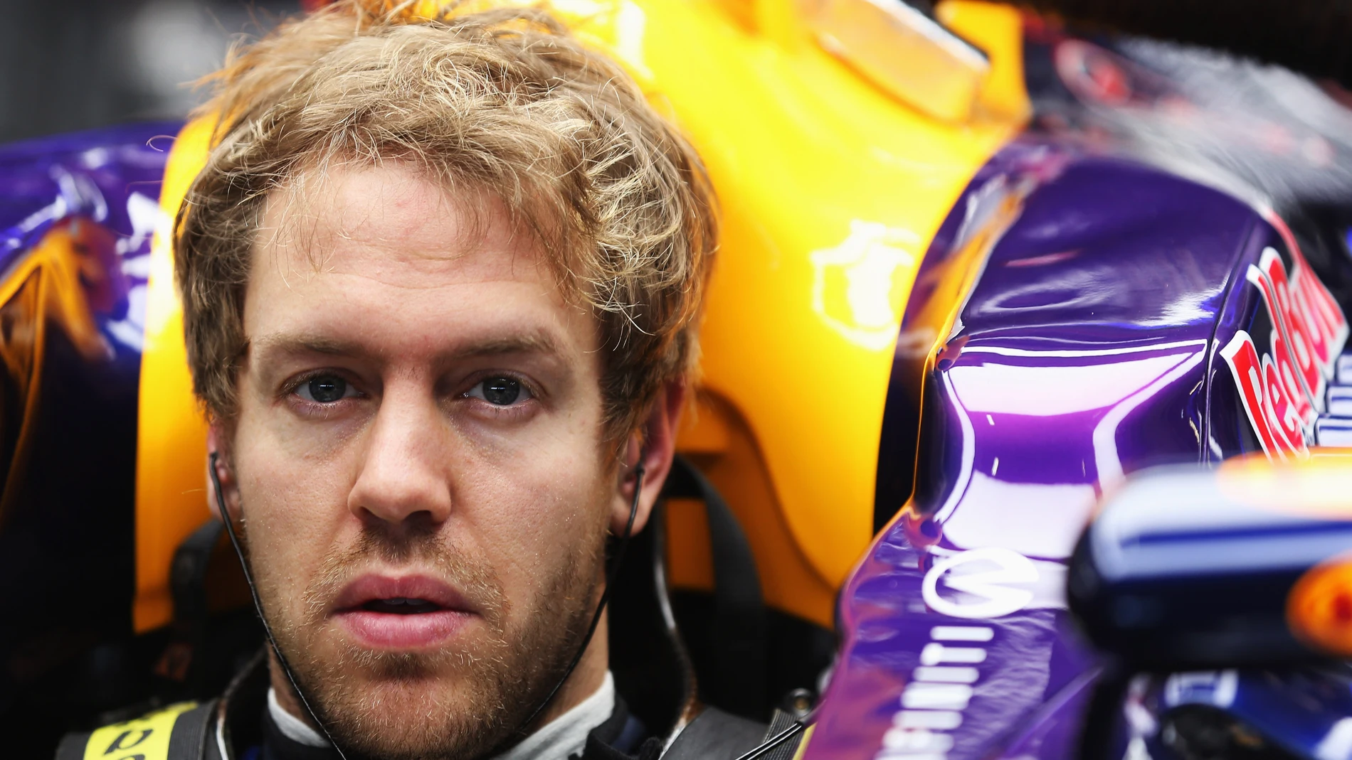 Vettel, en el cockpit del RB10