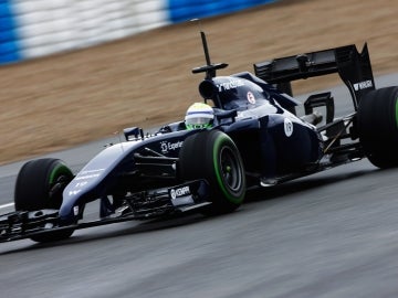 Felipe Massa rueda con el Williams