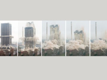 Voladura de un edificio en Fráncfort Voladura de un edificio en Fráncfort