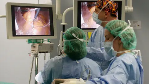 Foto de archivo de una endoscopia en el Hospital Quirón de Málaga Foto de archivo de una endoscopia en el Hospital Quirón de Málaga