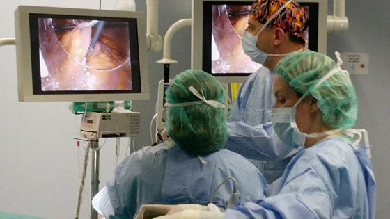 Foto de archivo de una endoscopia en el Hospital Quirón de Málaga Foto de archivo de una endoscopia en el Hospital Quirón de Málaga