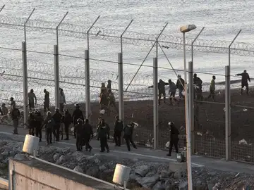 Vista general del lugar donde murieron los 15 inmigrantes Vista general del lugar donde murieron los 15 inmigrantes