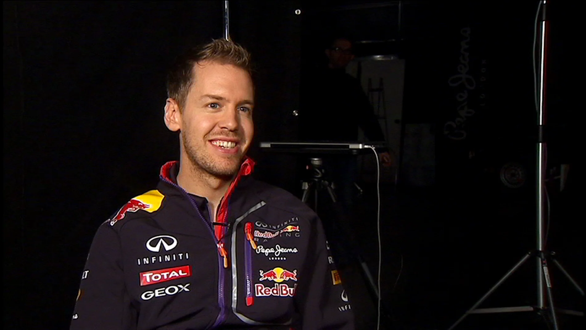 Sebastian Vettel, entrevistado para Antena 3