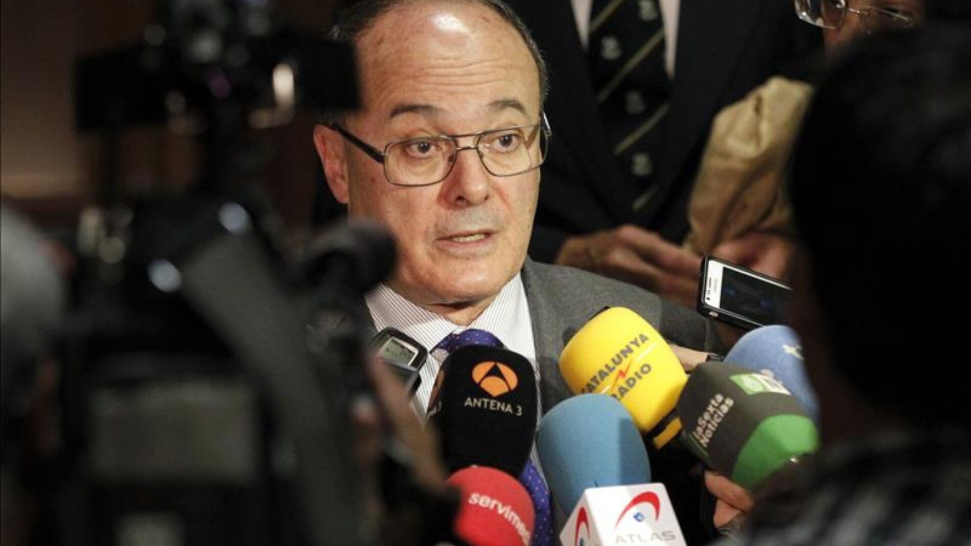 El gobernador del Banco de Espa&ntilde;a, Luis Mar&iacute;a Linde