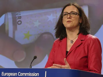 La comisaria de Interior, Cecilia Malmström La comisaria de Interior, Cecilia Malmström