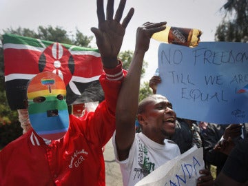 Protestas en Uganda contra la ley Antihomosexual