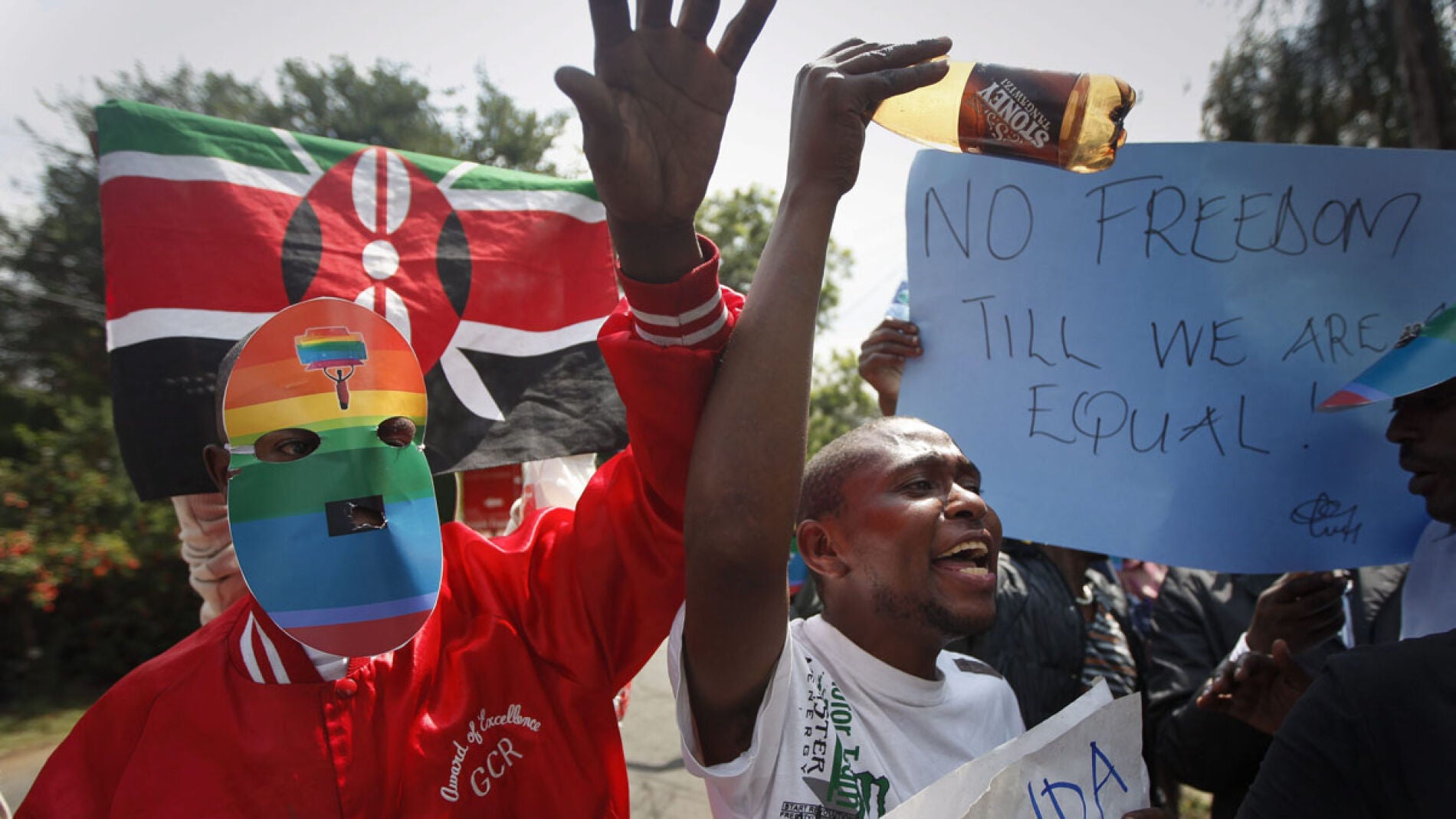 Protestas en Uganda contra la ley Antihomosexual