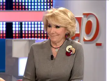 Esperanza Aguirre en Espejo Público Esperanza Aguirre en Espejo Público