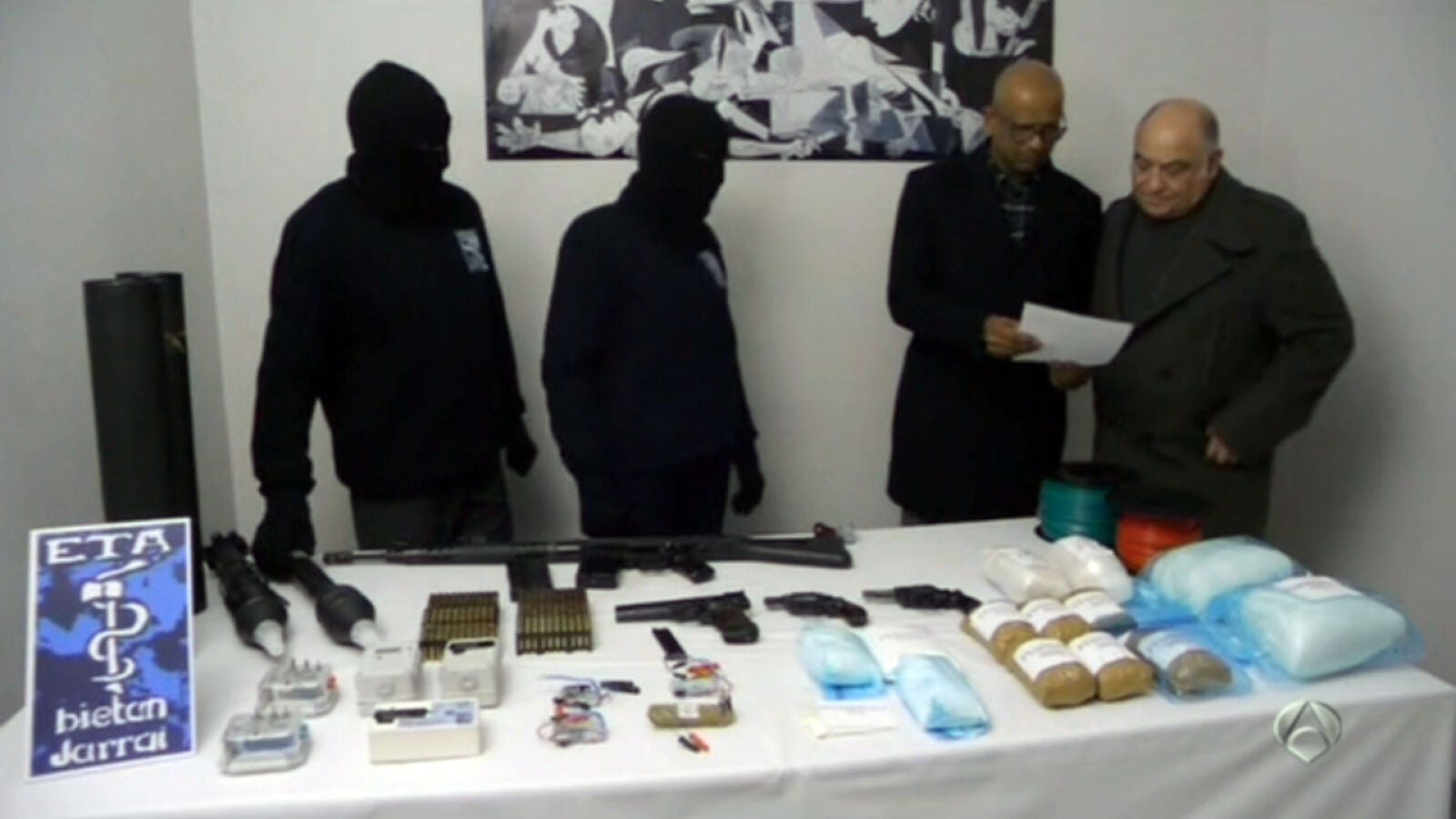 ETA anunciará de forma inminente su plan de desarme para proceder a la entrega de las armas