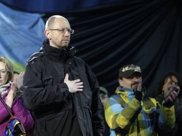 El dirigente Arseni Yatseniuk 