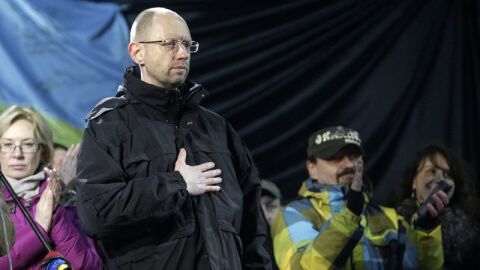 El dirigente Arseni Yatseniuk 