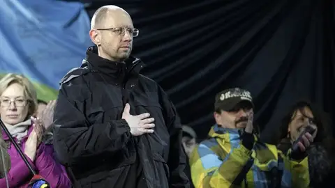 El dirigente Arseni Yatseniuk El dirigente Arseni Yatseniuk