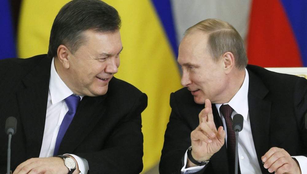 Putin, junto a Yanukovich, en una imagen de archivo