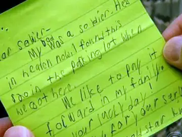 La nota de Myles La nota de Myles