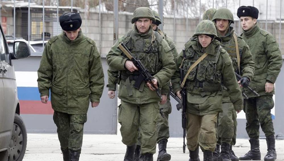 Varios militares rusos en una imagen de archivo