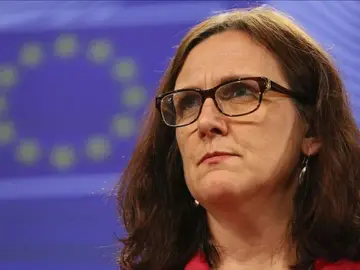 La comisaria europea de Comercio, la sueca Cecilia Malmstrom La comisaria europea de Comercio, la sueca Cecilia Malmstrom
