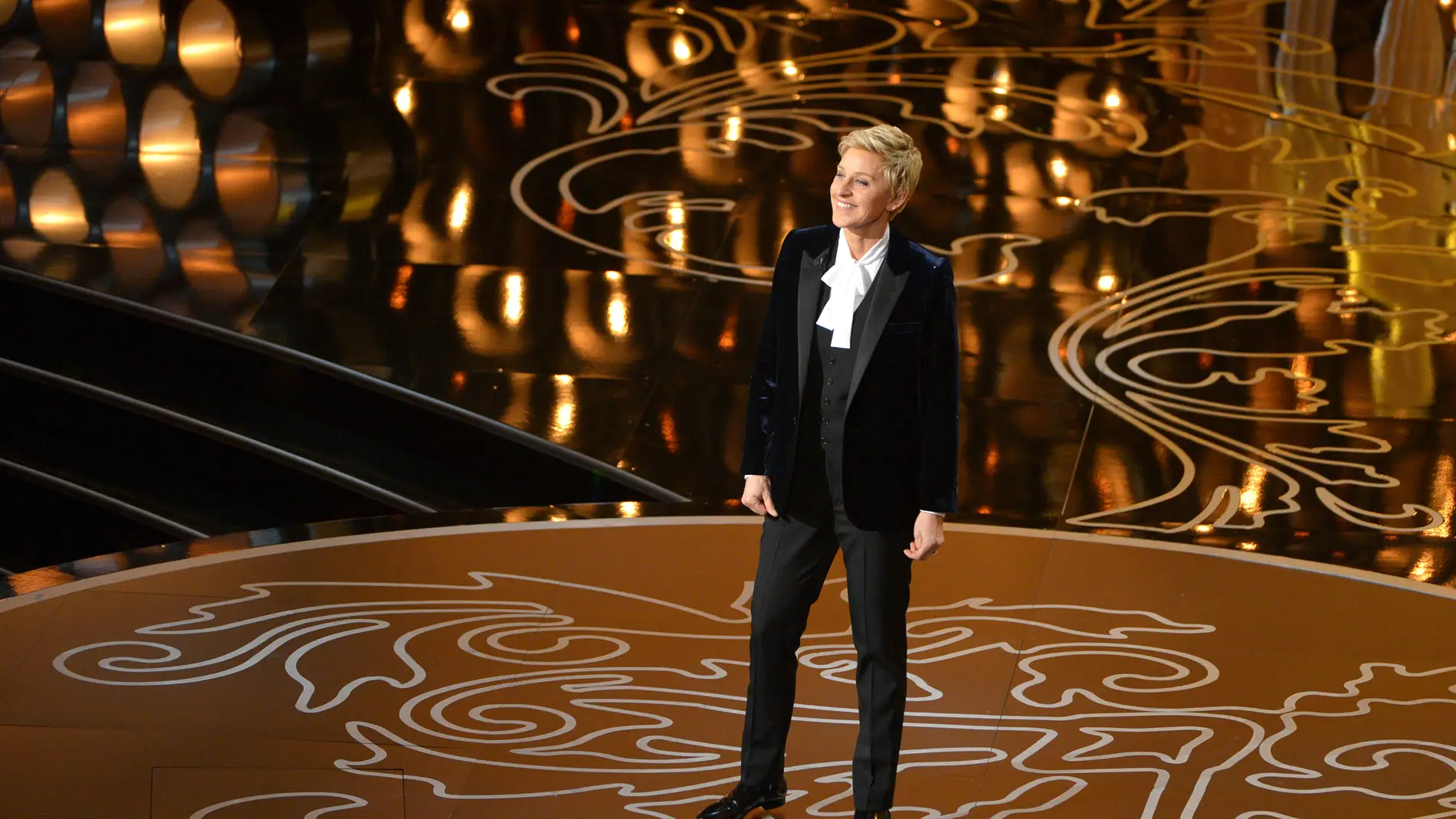 Ellen DeGeneres ejerció como maestra de ceremonias en su segundo año consecutivo