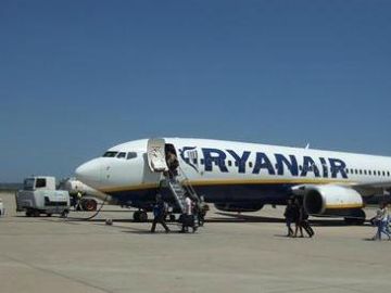 Avión de la compañía Ryanair