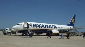 Avión de la compañía Ryanair