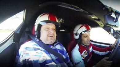 Chicote y Latre a toda velocidad con Gené por Montmeló